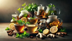 Healthy herbal teas