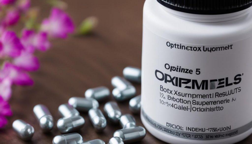 Zinc supplement dosage for Botox