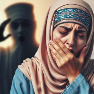 Person feeling fatigued with lack of sunlight, indicating low Vitamin D levels