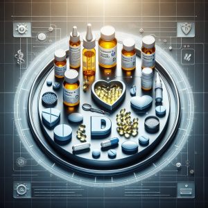 Assorted Vitamin D supplements including tablets, capsules, and liquid drops, displayed on a modern medical background with subtle visual cues, representing a comprehensive and informative approach to treatment.