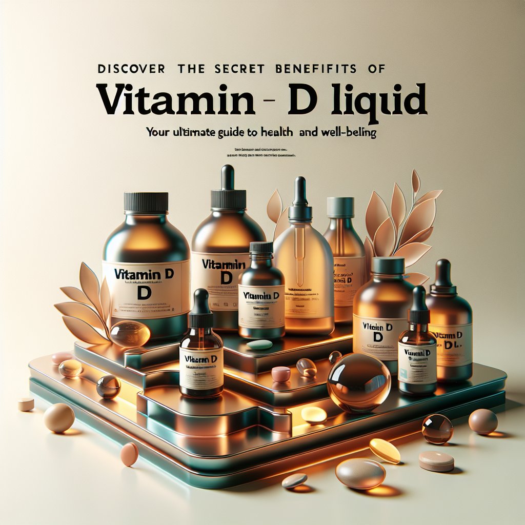 Assorted Vitamin D liquid supplements in different dosages and concentrations on a modern surface.