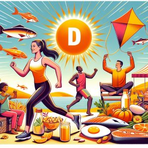 People enjoying outdoor activities under the sunshine