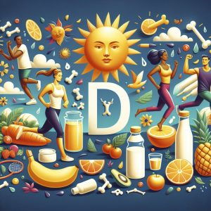 Vibrant scene illustrating the importance of Vitamin D for overall health