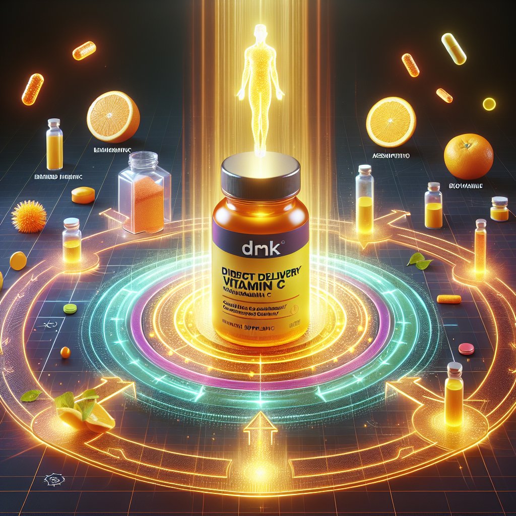 DMK's direct delivery Vitamin C supplement outshining and outperforming traditional supplements, highlighting its innovative approach to delivering maximum benefits for health and wellness.
