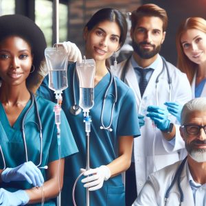 Licensed medical professionals skillfully administering IV drips in Sacramento