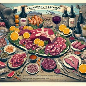 An assortment of organ meats, seafood, and supplements rich in vitamin C tailored for carnivore diet enthusiasts.